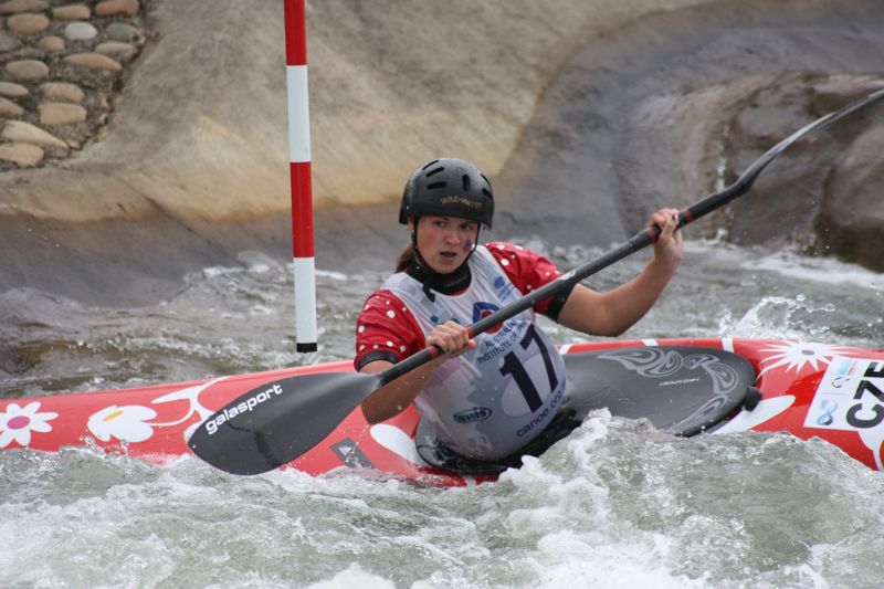 Vítězka semifinále Sabina Foltysová skončila ve finále juniorek 6. MSJ-K1W-S Foltysova