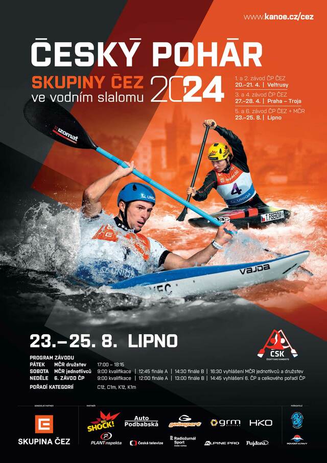 CP CEZ 2023 vodni slalom LIPNO